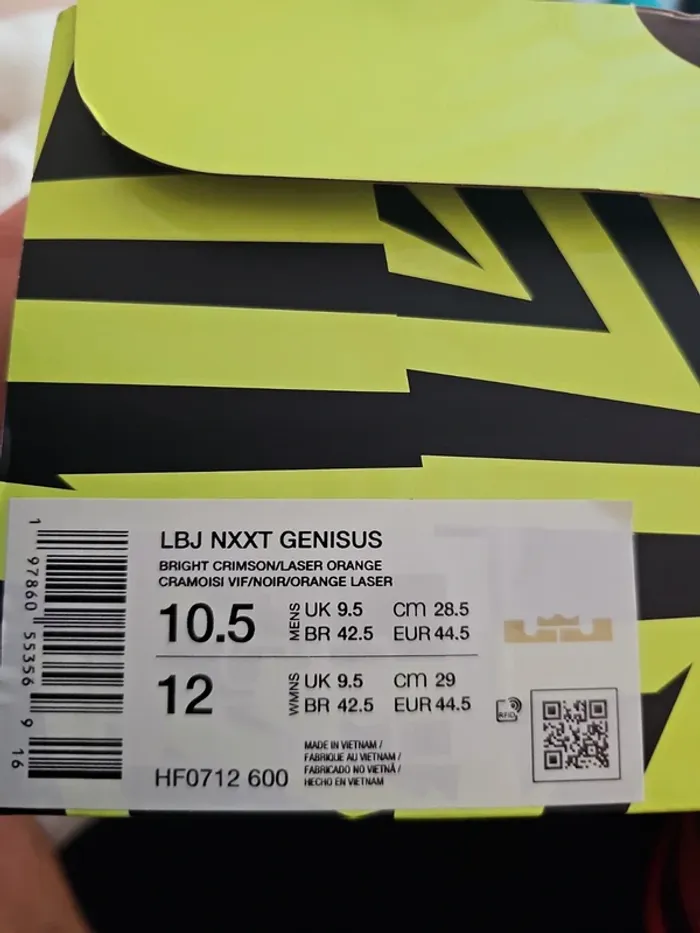 🔥Lebron NXXT Genisus Bright Crimson T.44,5🏀 - photo numéro 10