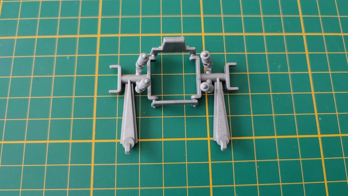 Suspension arrière pièce détachée miniature jaguar type E 1961 1/18 burago #B38