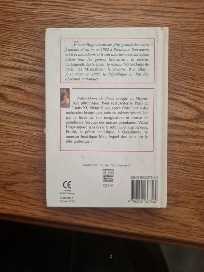 Notre Dame de Paris Victor Hugo - photo numéro 2