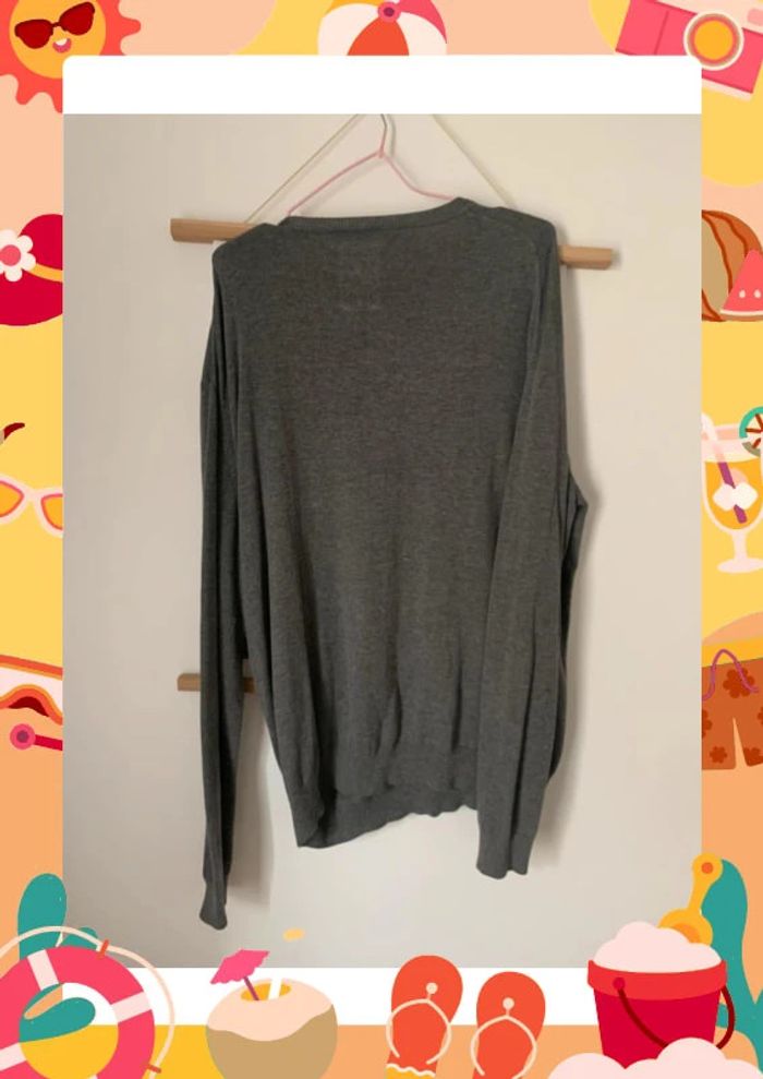 Pull G Star raw très fin manche longue col en V - photo numéro 5