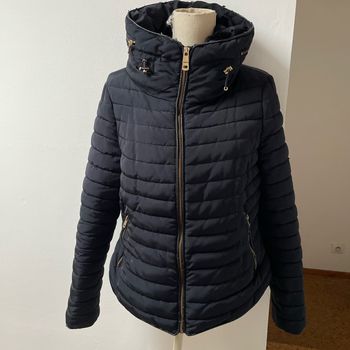 Doudoune zara- bleue marine-taille 42