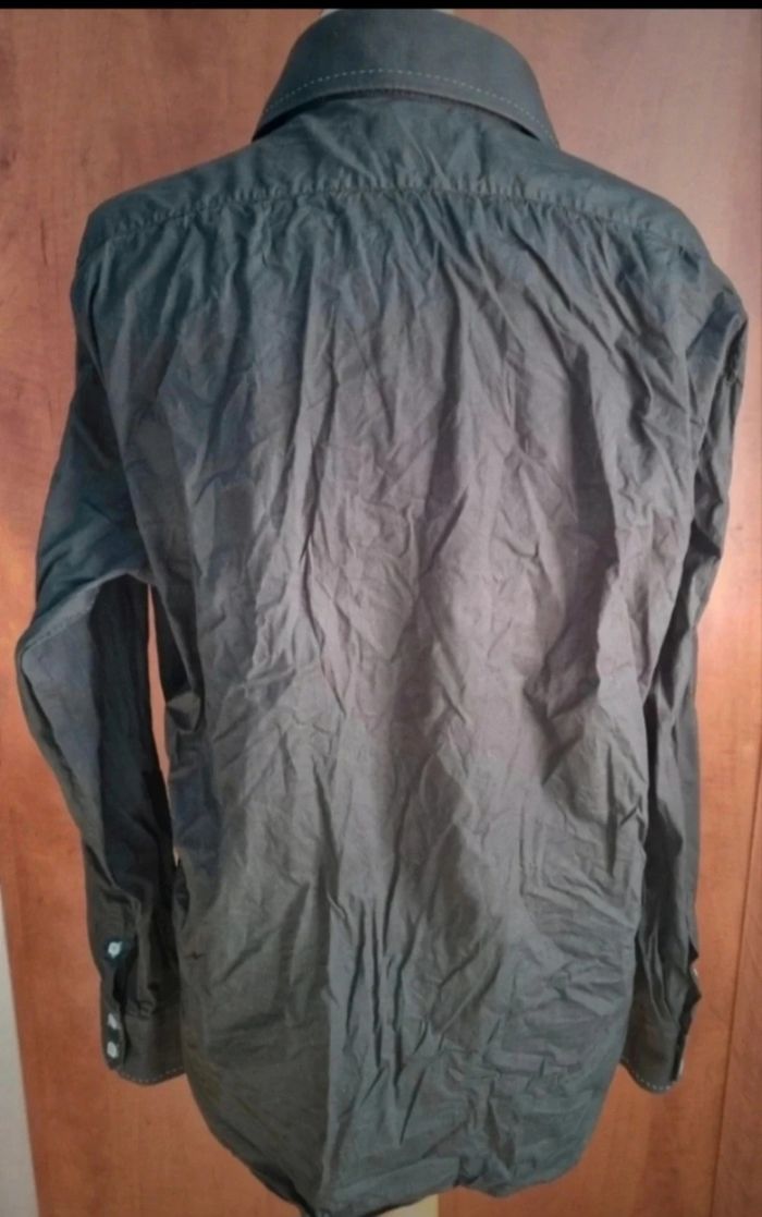 Chemise uni noir taille 2xl - photo numéro 6