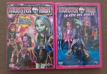Lot de dvd monster high en très bon état