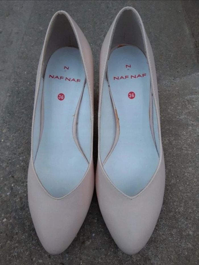 Escarpins rose clair Naf Naf