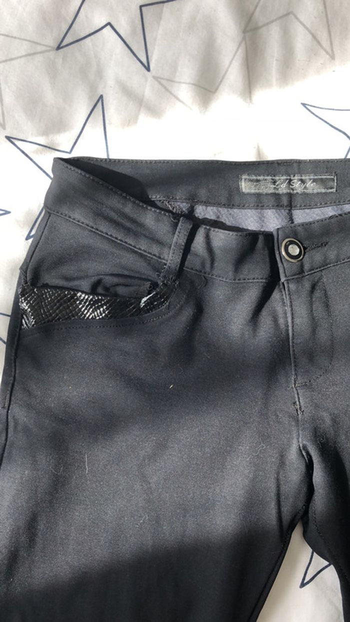 Pantalon noir stretch 38/40 - photo numéro 3