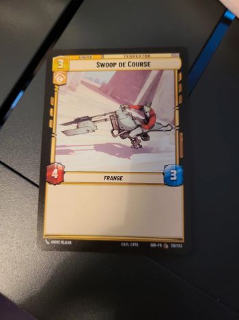 Carte Star Wars Unlimited Swoop de Course