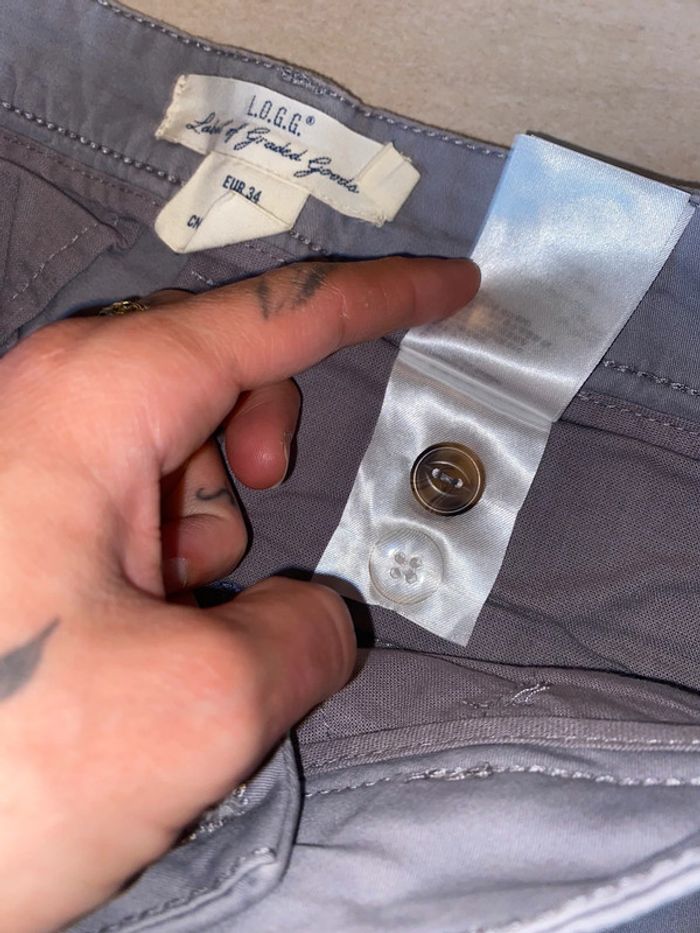 Pantalon chino gris - photo numéro 5