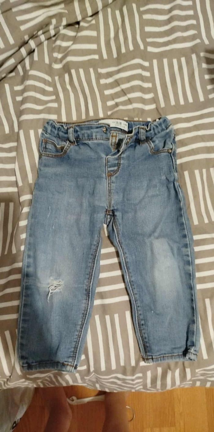 Pantalon jean legging 18 mois - photo numéro 7