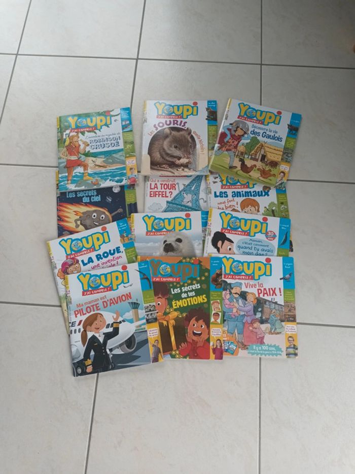 Lot de 12 livres youpi j'ai compris 5-8 ans