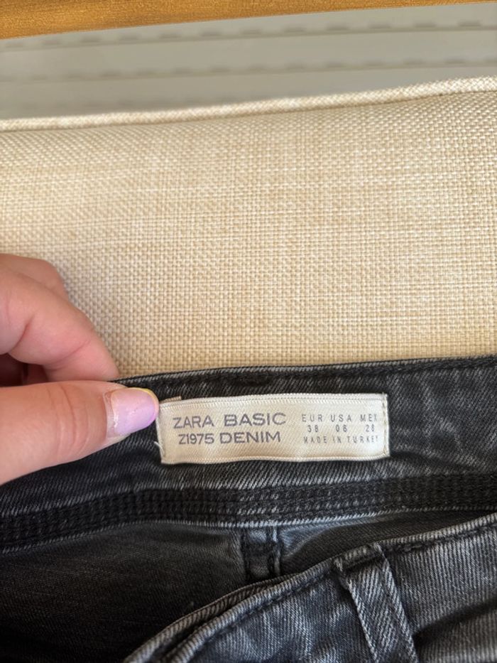Jean noir skinny zara taille 38 - photo numéro 4