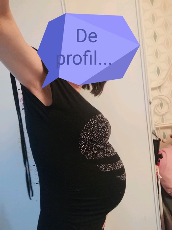 Robe grossesse cœur - photo numéro 3