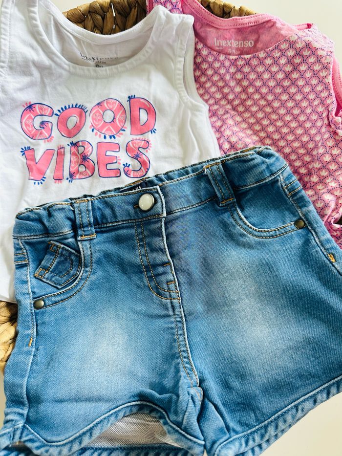 Lot de vêtements fille 9 mois été - photo numéro 2