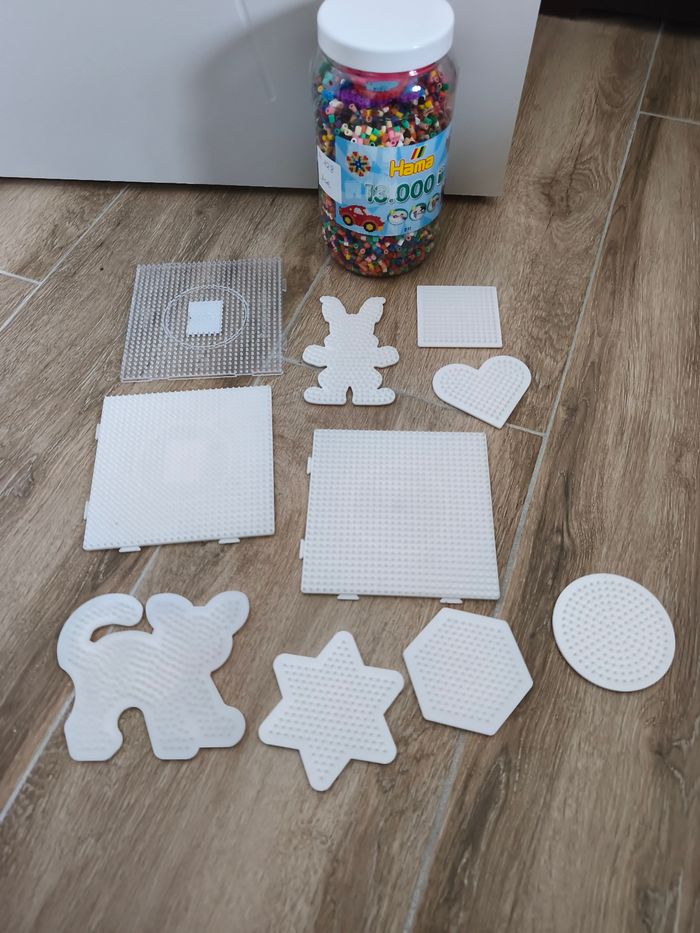 Perles à repasser et lot de supports - photo numéro 2