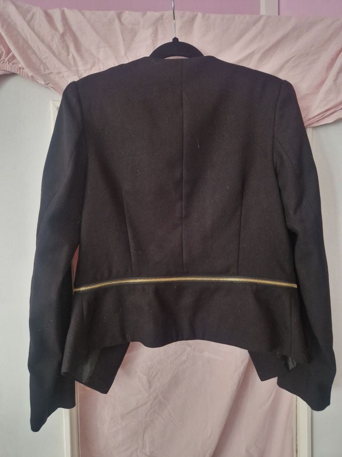 Veste blazer noire KIABI – Taille 40 - photo numéro 2