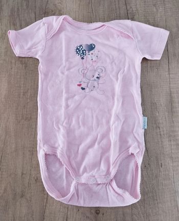 Body manches courtes fille rose taille 12 mois Absorba
