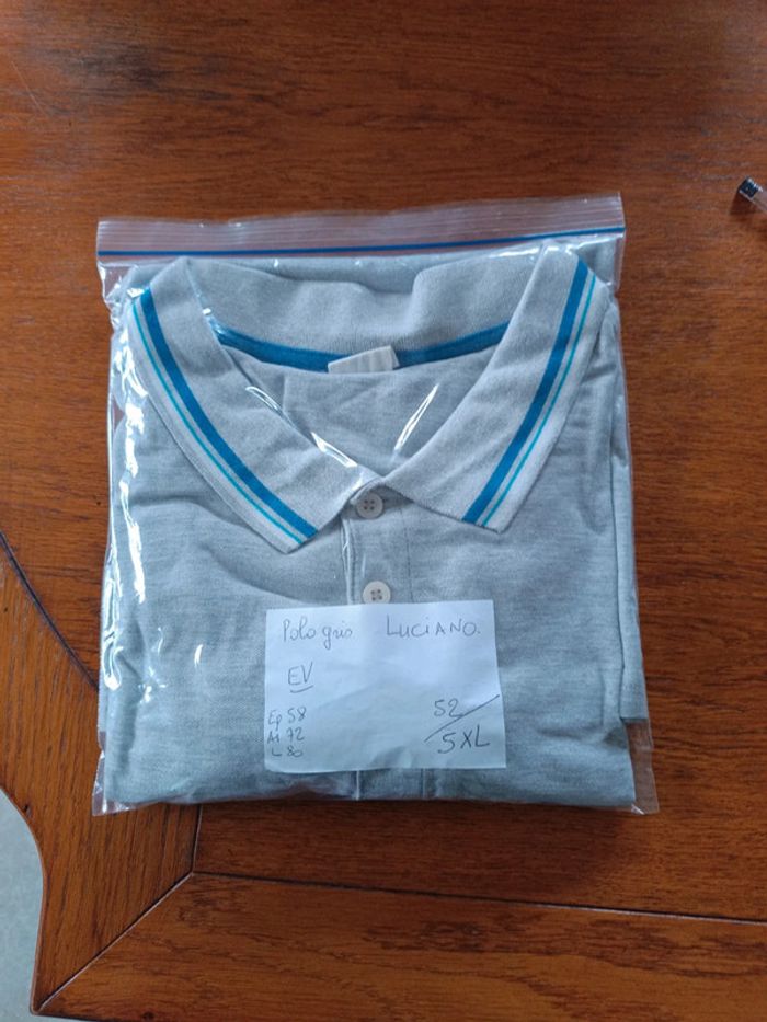 Polo gris Luciano 52 - photo numéro 5