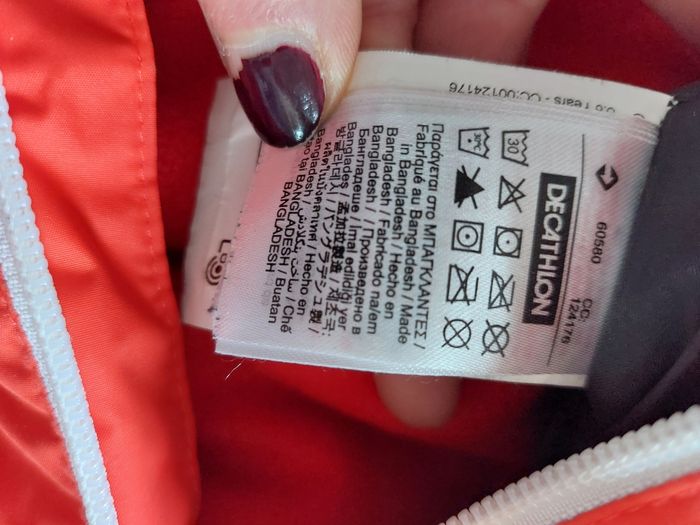 Combinaison de ski rouge 8ans - photo numéro 7