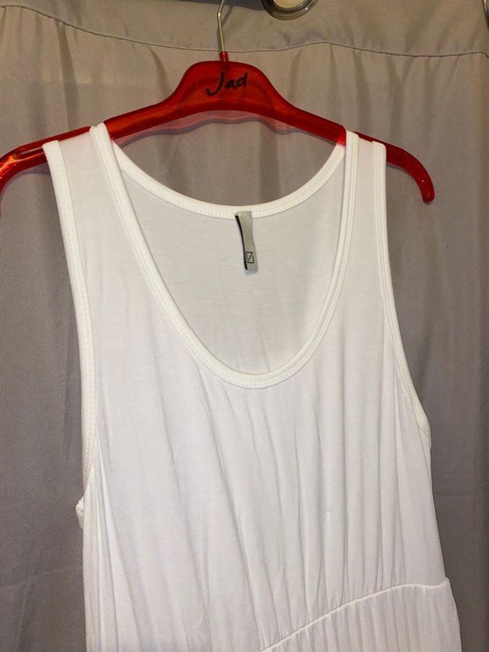 Robe longue blanche occasion T M - photo numéro 3