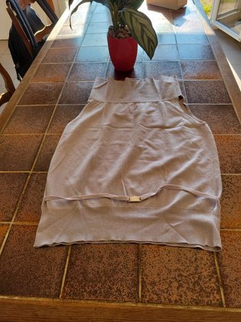 Pull col manches courtes