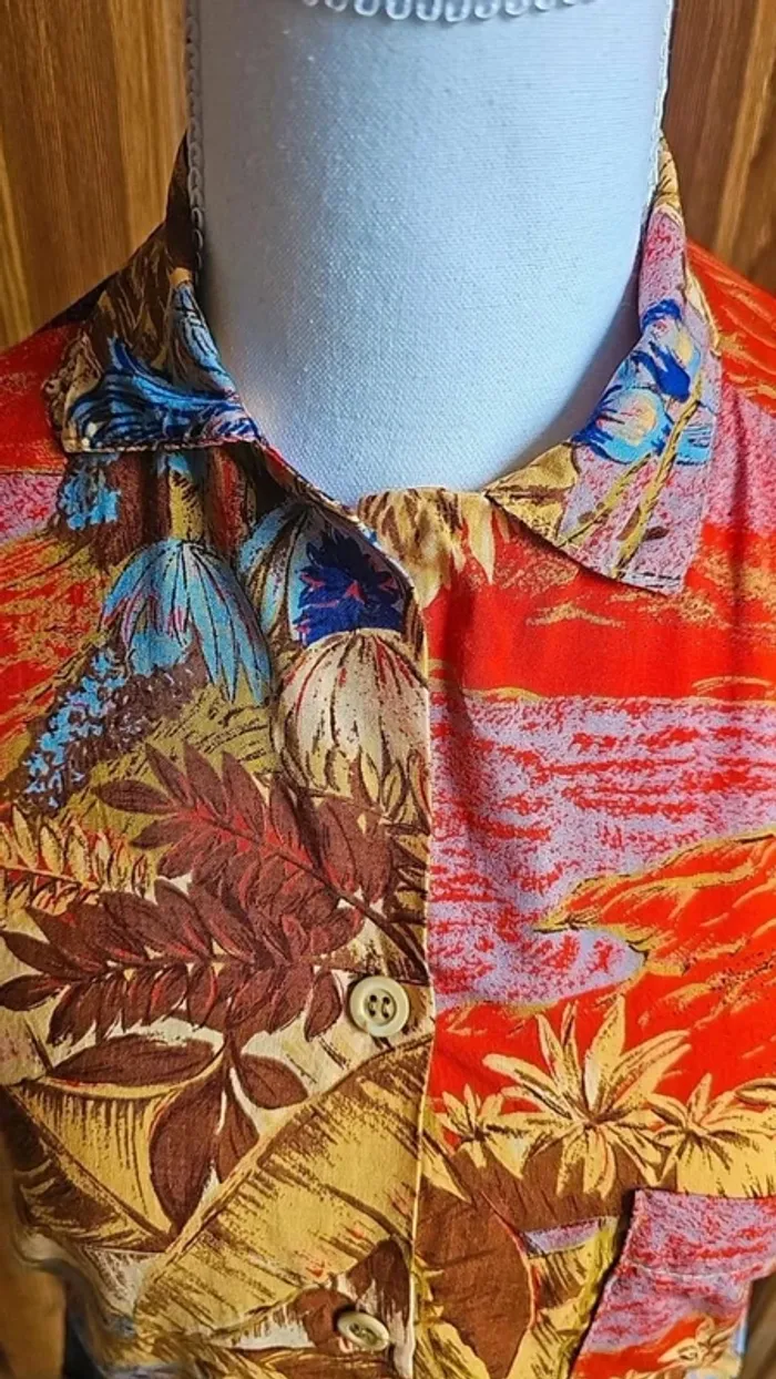 Chemise vintage Made in France colorée - photo numéro 4
