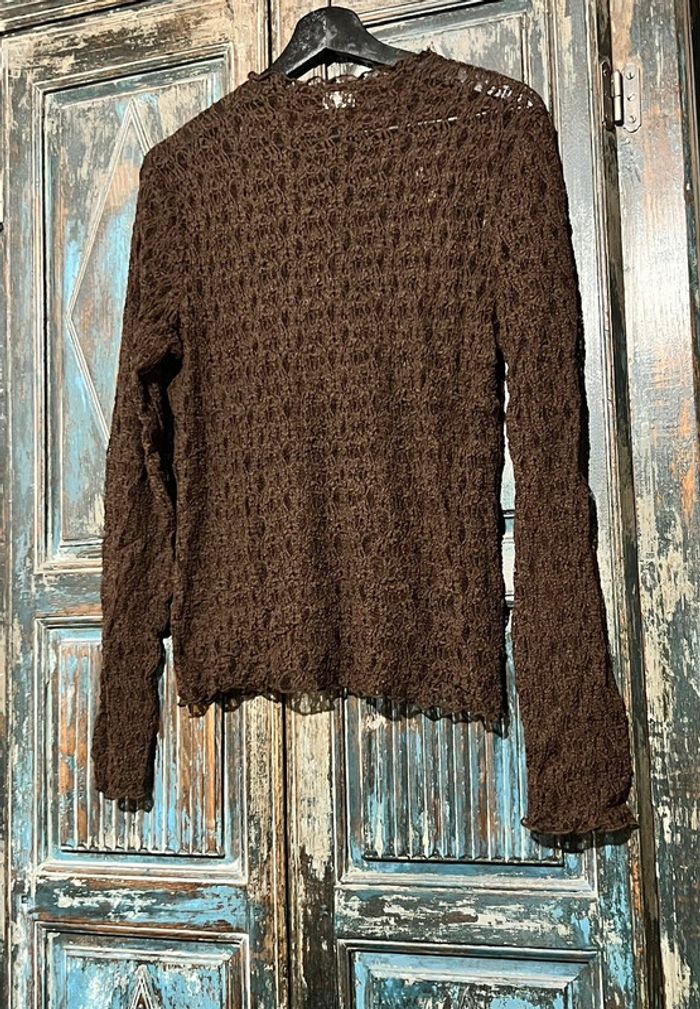 Très joli pull marron