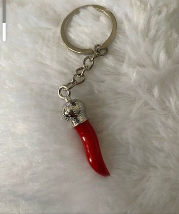 Porte clés piment corne