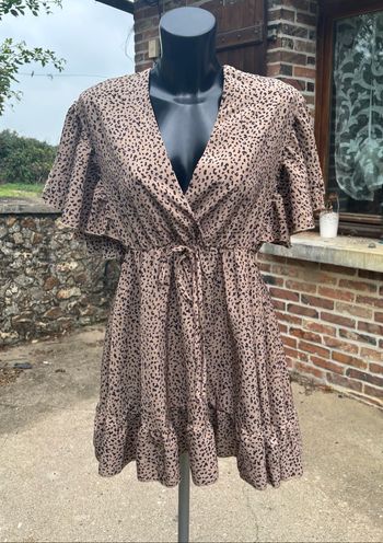 Robe à motif léopard – Taille 36