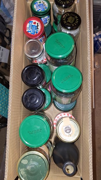 Bocaux pots en verre à confiture conserves