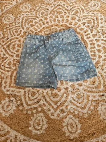 Short en jeans