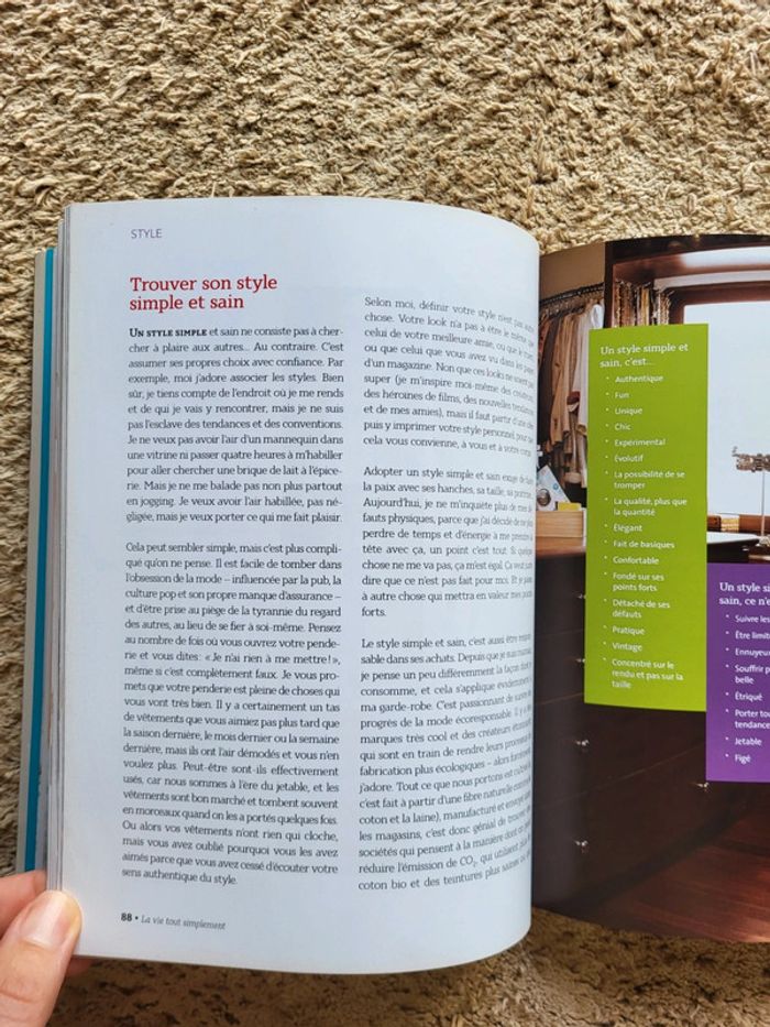 Livre « La vie, tout simplement » de Jessica Alba - guide bien-être/lifestyle - photo numéro 8