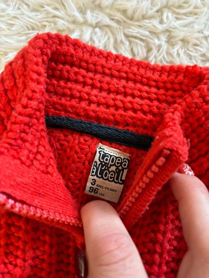 Joli gilet zippé taille 3 ans - photo numéro 3