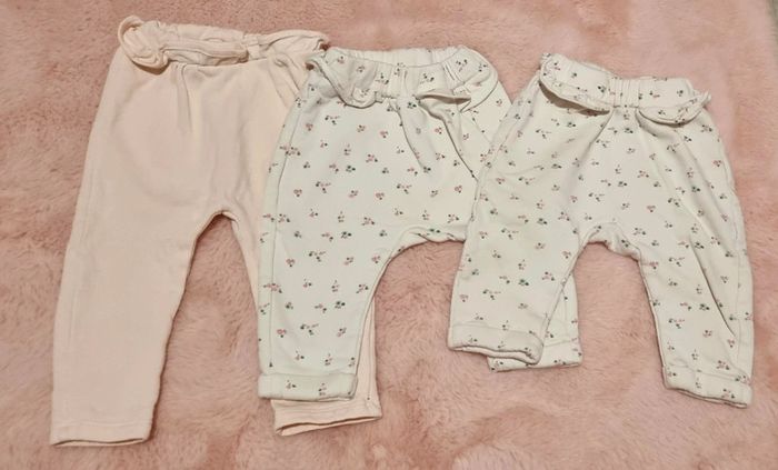 Lot 3 pantalons sarouel intérieurs velours  - 9mois - 71 cm - tape à l'œil