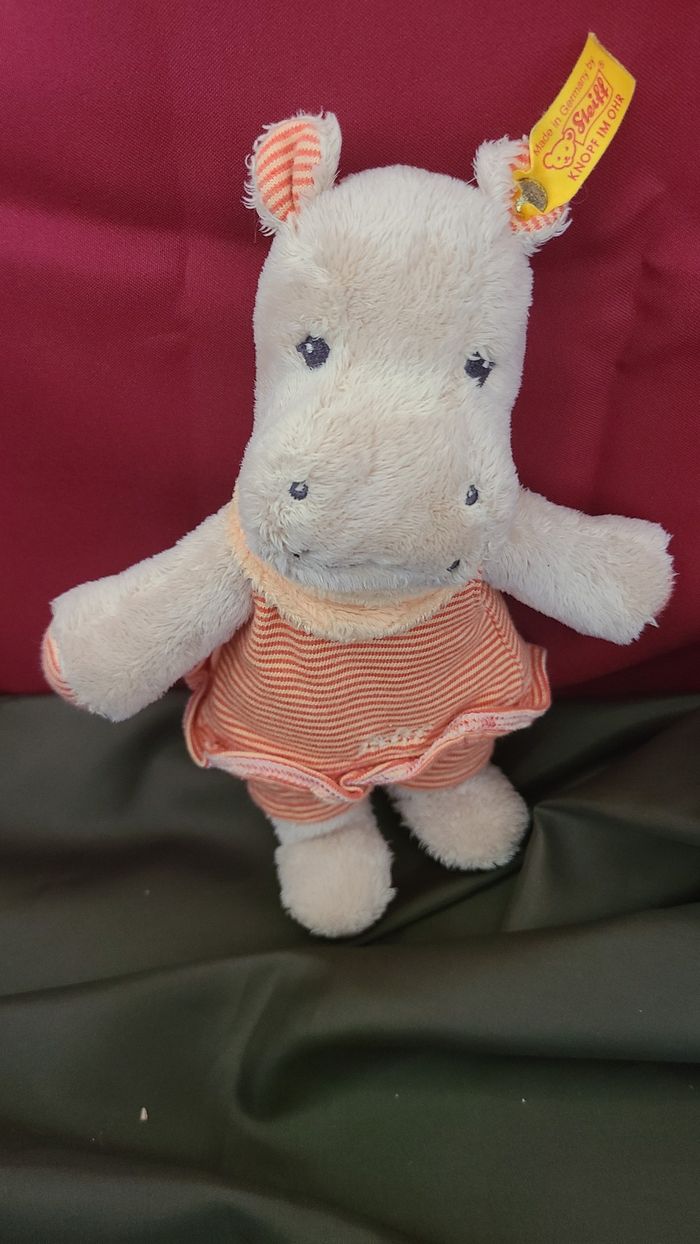 doudou hippopotame steiff mockili - photo numéro 9