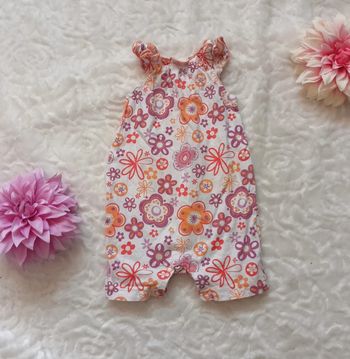 Combishort fleurie été 6 mois