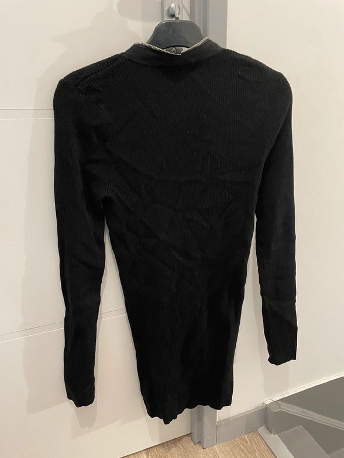 Gilet long noir moulant taille 38 - photo numéro 4
