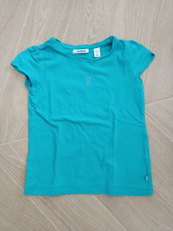 T-shirt turquoise Okaidi 5 ans