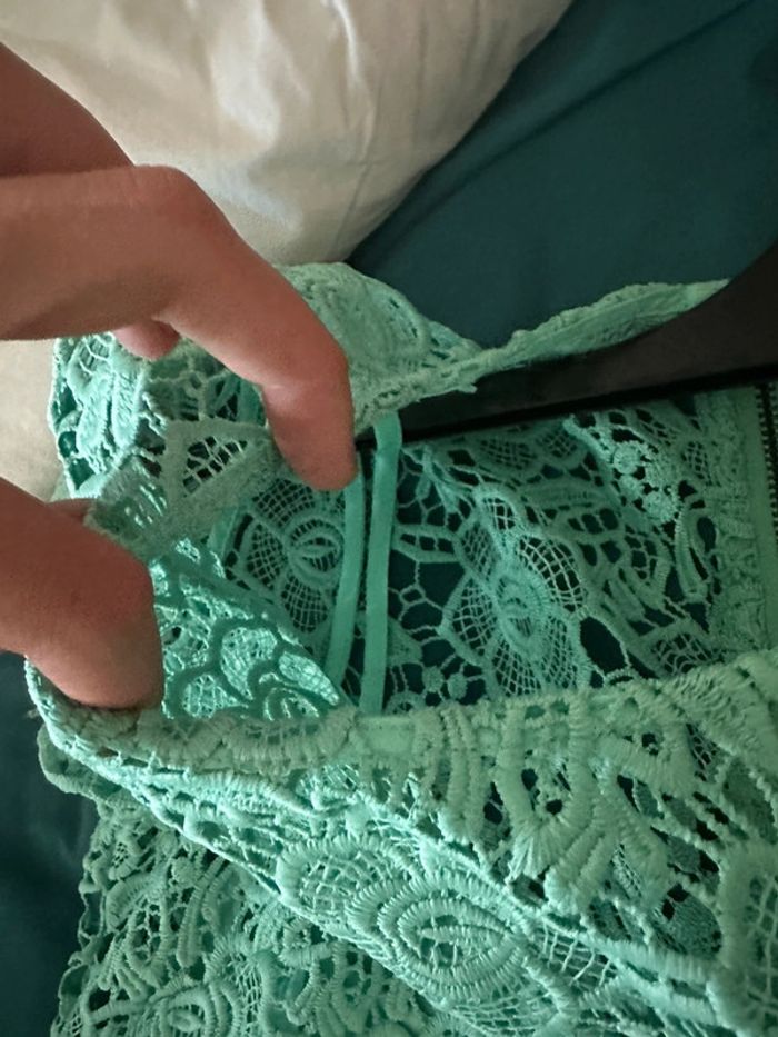 🌿 Robe vert menthe – Caroll – Taille 38 - photo numéro 9