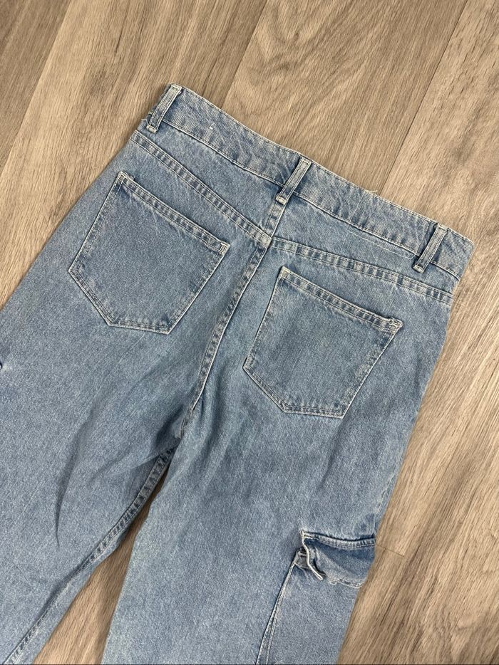 Jean denim regular cargo Bershka T38 M - photo numéro 5