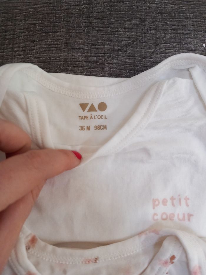 Lot bodys manches langues - photo numéro 4