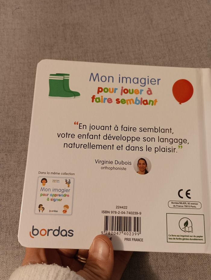 Livre imagier mon imagier pour faire semblant neuf - photo numéro 3