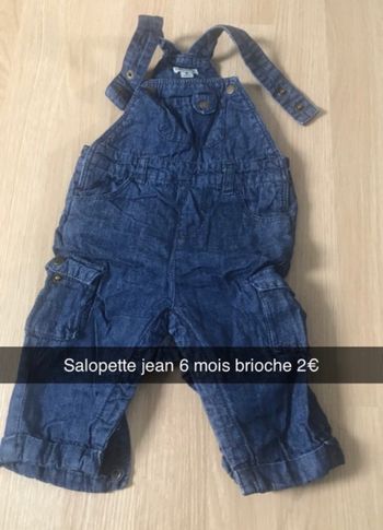 Salopette jean