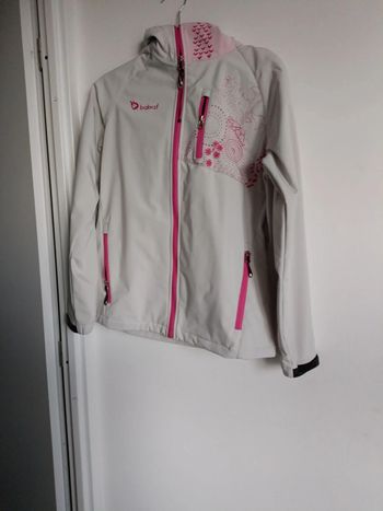 Veste Baleaf 100% polyester juste lavé Très bon état Blanc cassé rose fushia taille M