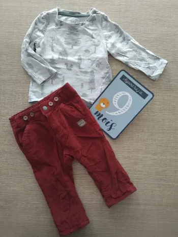 Ensemble 6/9 mois / 71-74 cm