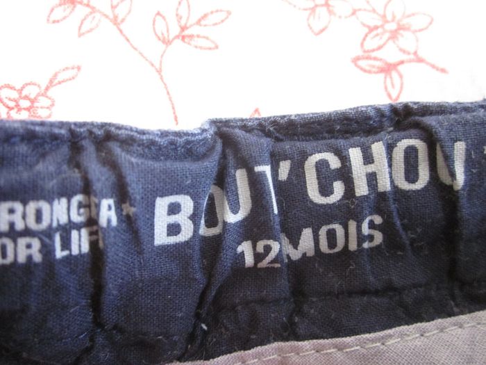 Pantalon toile bleu marine 12 mois - photo numéro 4