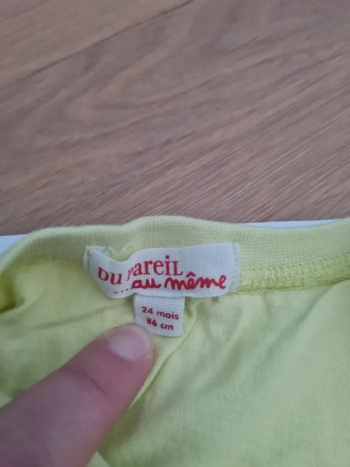 3 tee-shirts manches courtes 2 ans - photo numéro 7