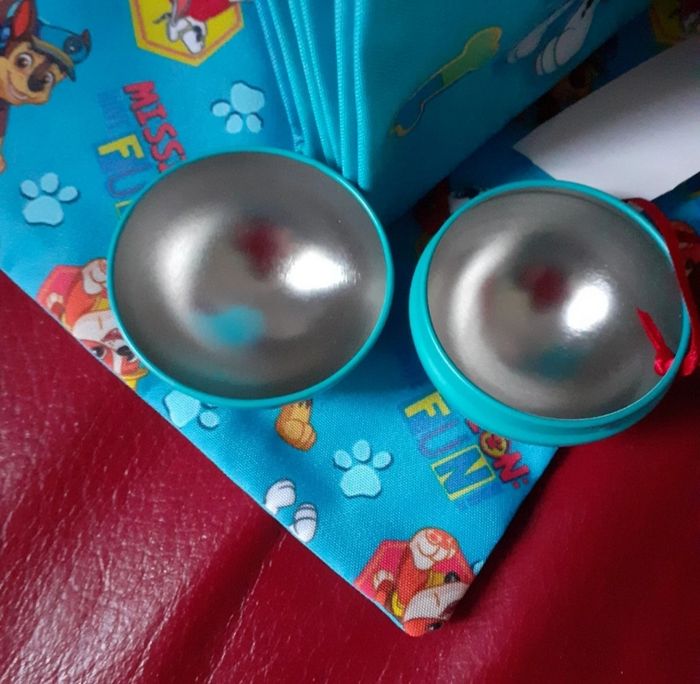 Neuf/Pat Patrouille: Sac pour goûter ou autre+ Boule métal à  garnir. - photo numéro 6