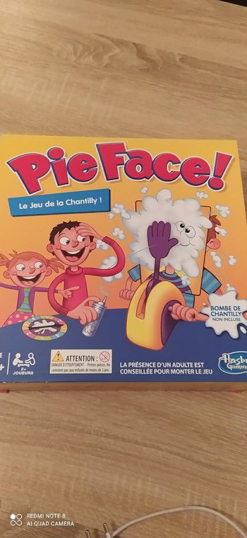 Jeu pie face