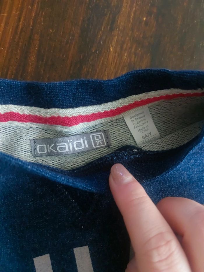 Sweat bleu marine - photo numéro 3