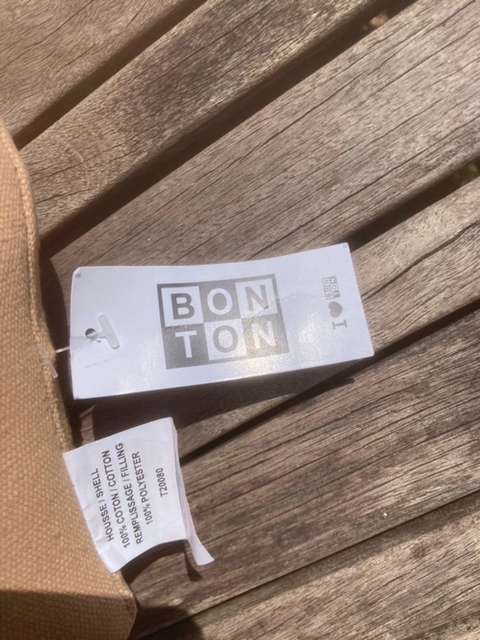 🦊 Doudou / Coussin renard Bonton – Neuf avec étiquette - photo numéro 4