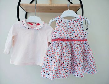 3 mois ensemble sergent major teeshirt et robe ( porté 1 fois)